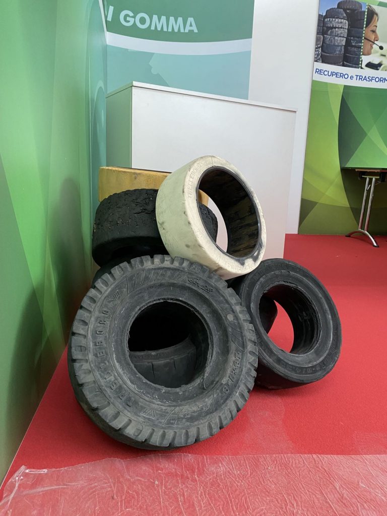 E-Cova waste solid tyres and press-on bands