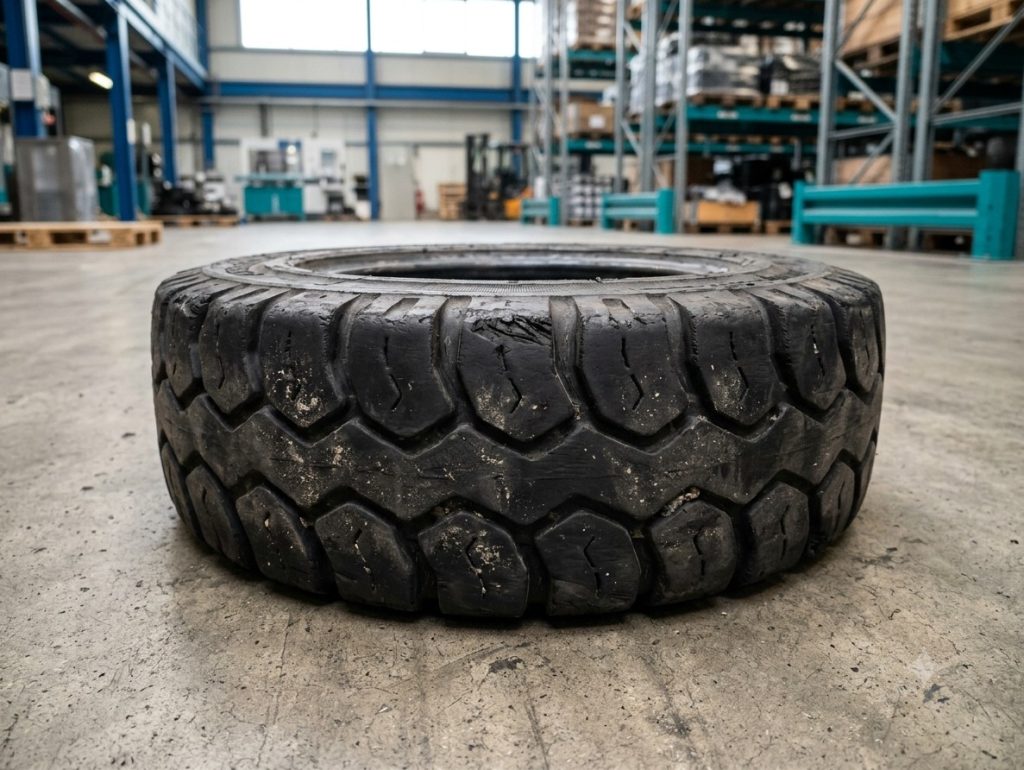 Gomme piene fuori uso da carrello elevatore: smaltimento uguale opportunità - E-Cova